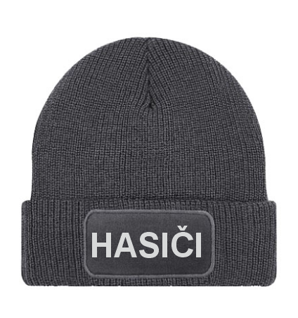 Pletená čepice Hasiči 2